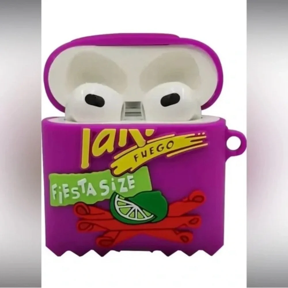 Takis‎ Potato Chips Airpods Case cover for 1 or 2 Generation Silicone earphone*